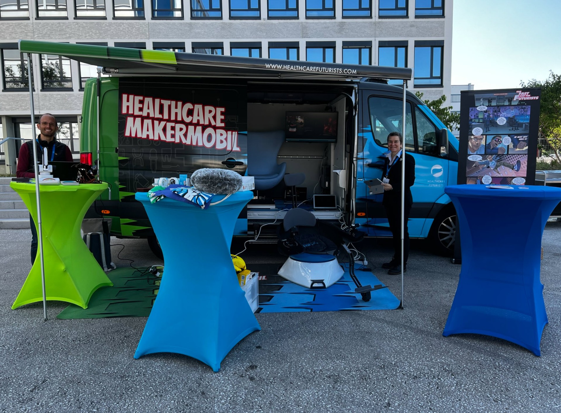 HealthCare MakerMobil Daytime Setup